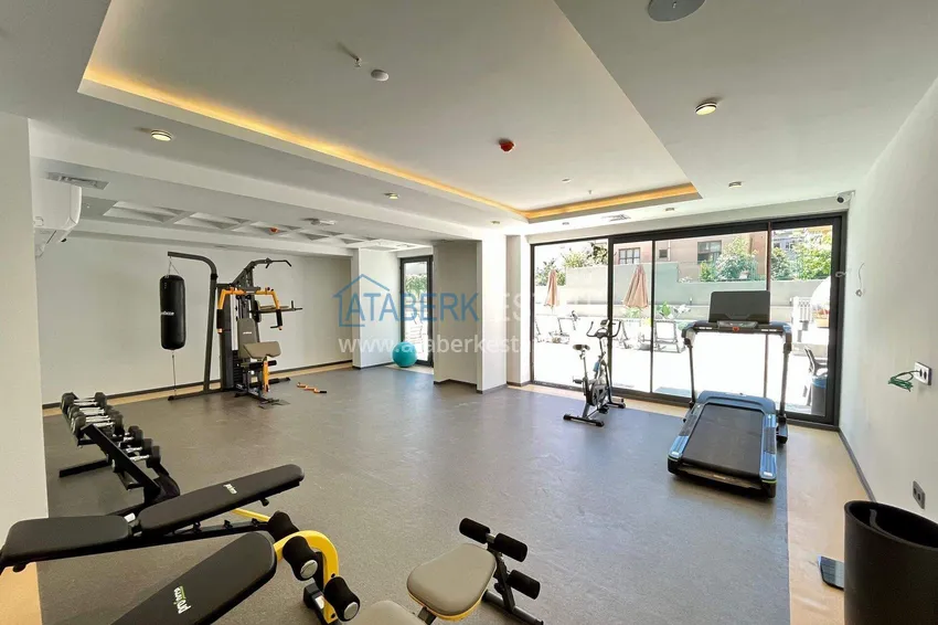 Real estate in the center of Alanya - 1+1 apartment with a view of the fortress and the sea near Cleopatra beach 13 