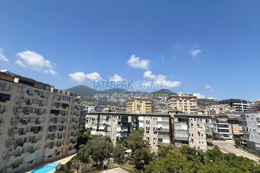 Purchase  Real estate in the center of Alanya - 1+1 apartment with a view of the fortress and the sea near Cleopatra beach 14 