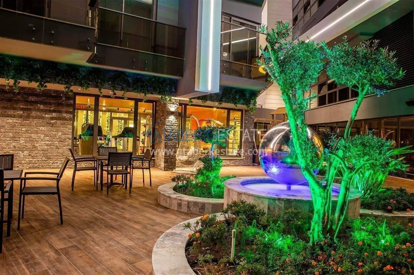 Real estate in the center of Alanya - 1+1 apartment in a luxury residence, Cleopatra beach area 15 