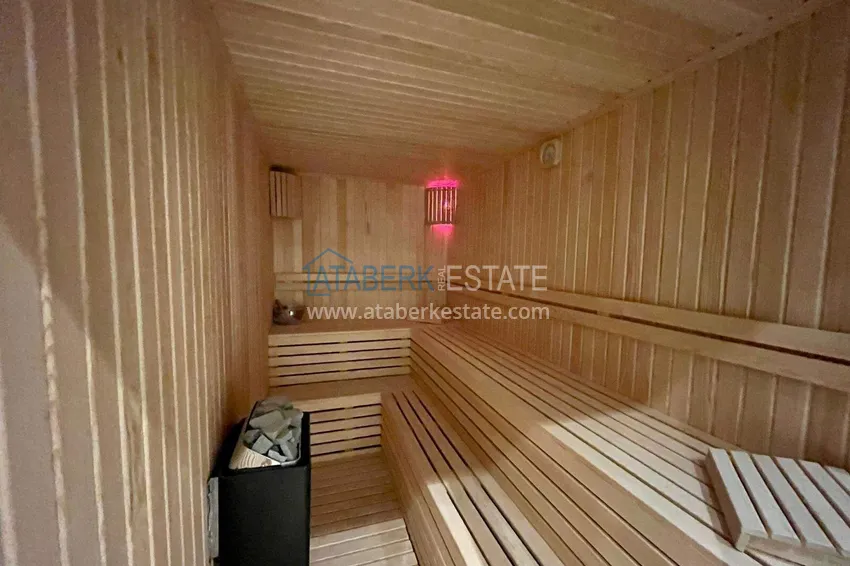 Real estate in the center of Alanya - 1+1 apartment with a view of the fortress and the sea near Cleopatra beach 18 