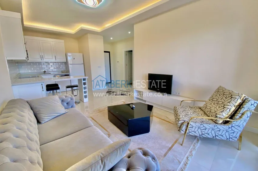 Purchase  1+1 apartment in Alanya with a 12-month installment plan - Oba district 3 