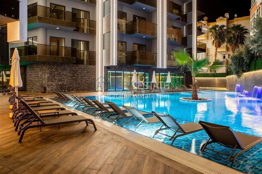 Real estate in the center of Alanya - 1+1 apartment in a luxury residence, Cleopatra beach area 6 