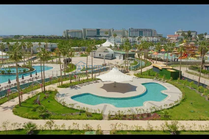 Real estate in Alanya - 1+1 85 m2 furnished apartment in a premium resort complex, Turkler district 16 