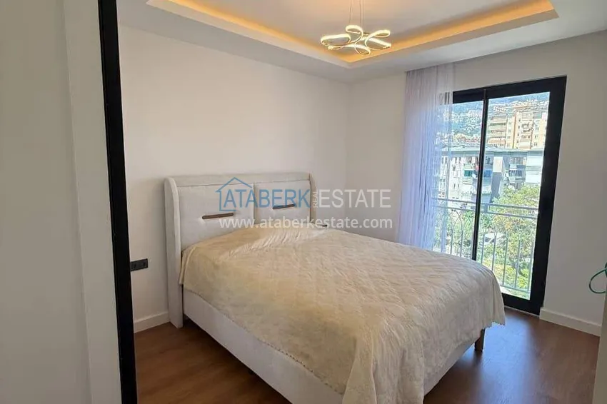 Purchase  Real estate in the center of Alanya - 1+1 apartment with a view of the fortress and the sea near Cleopatra beach 8 