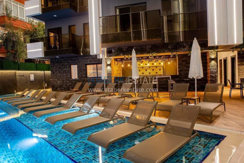 Real estate in the center of Alanya - 1+1 apartment in a luxury residence, Cleopatra beach area 8 