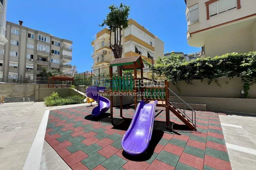 Real estate in the center of Alanya - 1+1 apartment with a view of the fortress and the sea near Cleopatra beach 9 