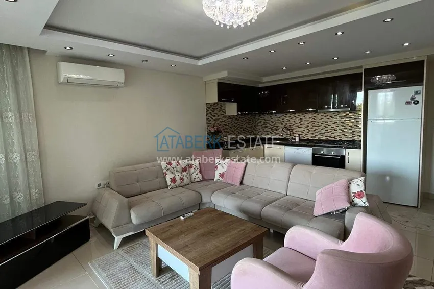 Purchase  1+1 apartment for residence permit and citizenship in Alanya - 80 m² furnished, Cikcilli district 1 