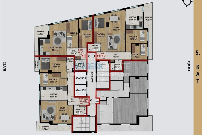 Buy cheap Installment apartments from a developer in Antalya Muratpasa 10 
