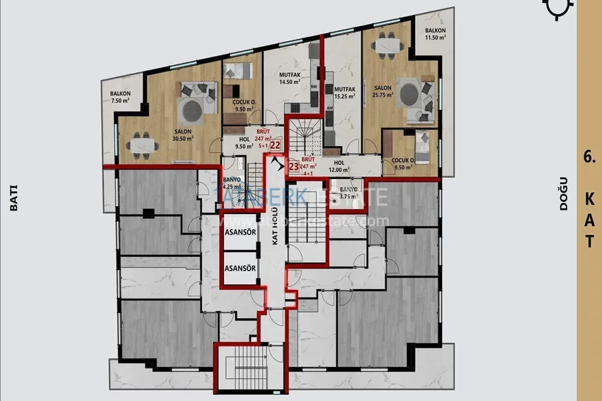 Buy cheap Installment apartments from a developer in Antalya Muratpasa 11 