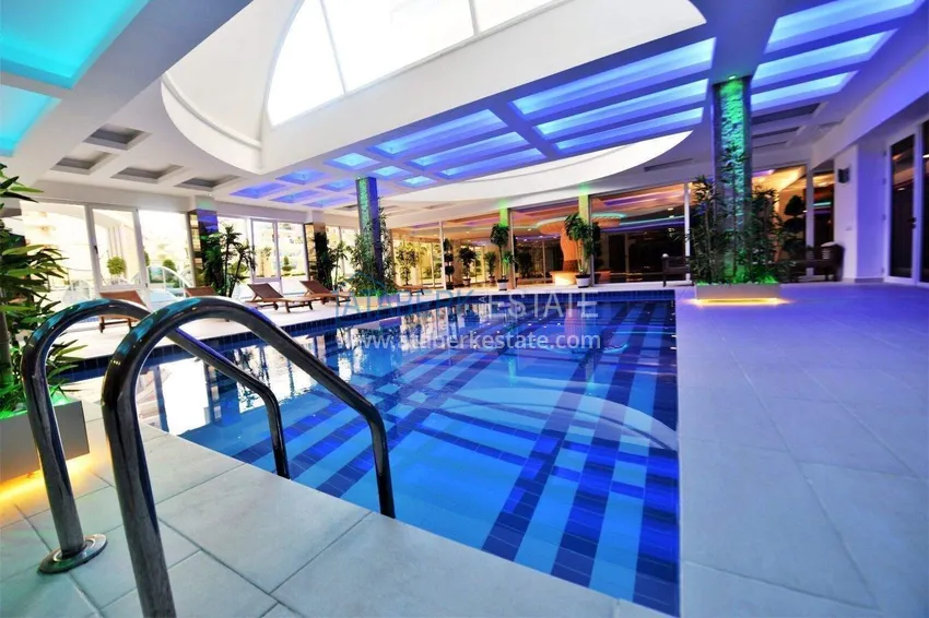 2+1 apartment in Alanya — new furniture, luxury residence, Mahmutlar district 17 