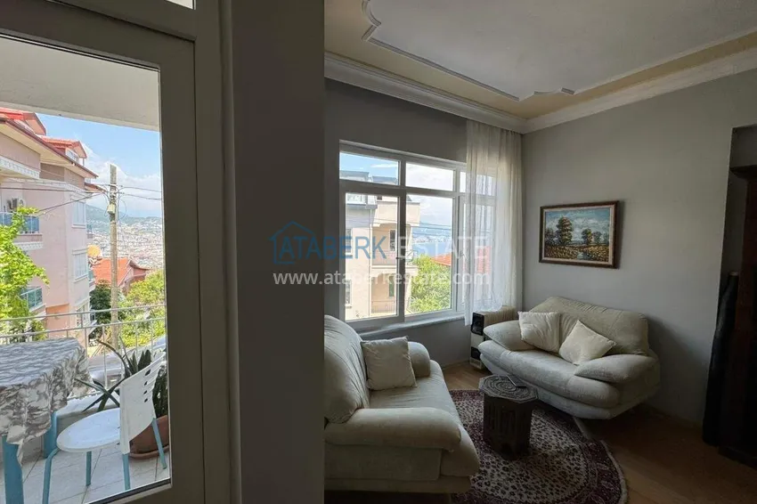 Purchase  2+1 apartment in the center of Alanya, Kale Peninsula — furnished and with sea views  15 