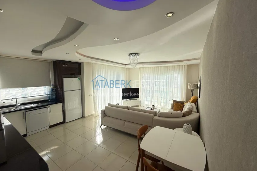 Purchase  2+1 apartment in Alanya — new furniture, luxury residence, Mahmutlar district 6 