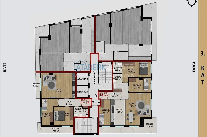 Buy cheap Installment apartments from a developer in Antalya Muratpasa 8 