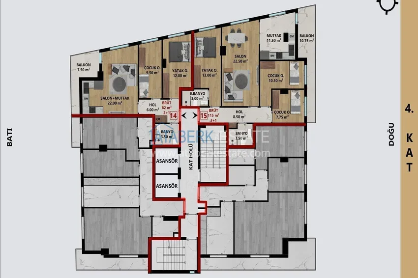Buy cheap Installment apartments from a developer in Antalya Muratpasa 9 