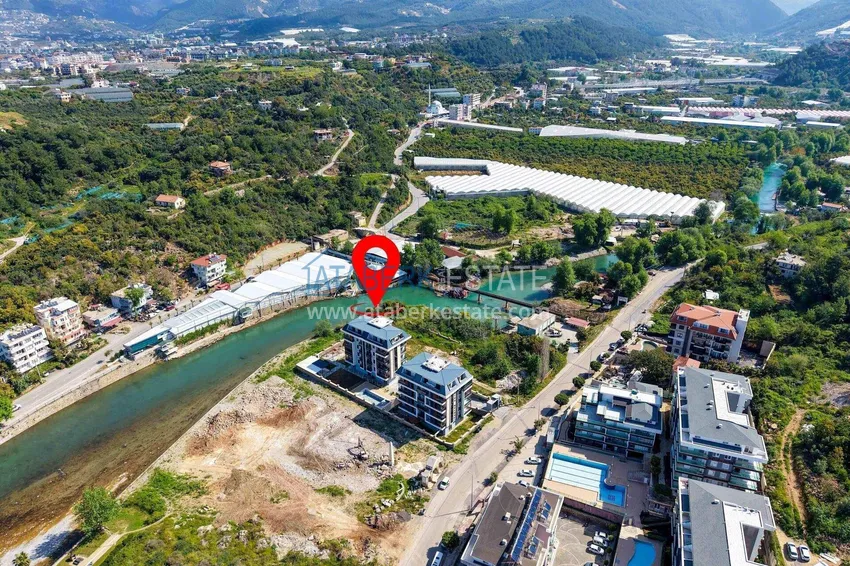 Citizenship apartment in Alanya - 2+1 with a separate kitchen in the Kestel area  1 