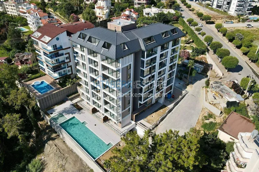 1+1 apartment with sea view in Alanya, Avsallar district  1 