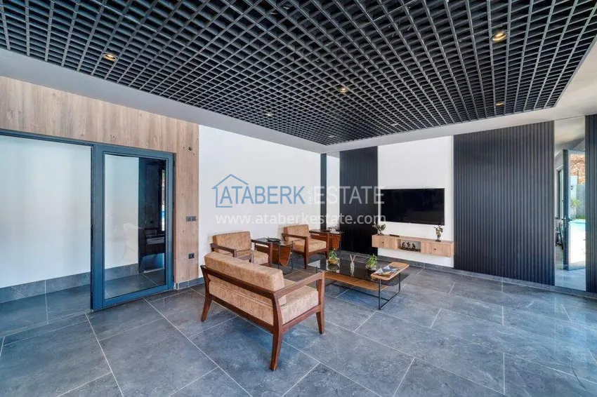 1+1 furnished apartment in Alanya, Oba district   10 