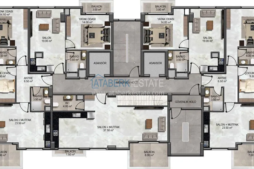 Buy cheap Apartments from a developer in Alanya, Mahmutlar district - a convenient payment plan for up to 5 years 5 