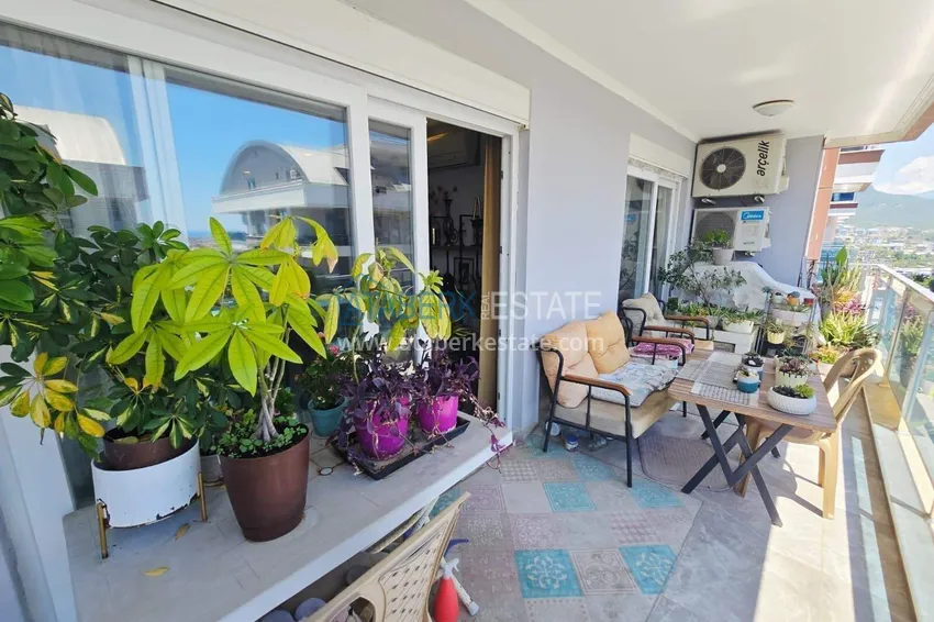 Purchase  Apartment 1+1 in Alanya with sea view — furniture, prestigious complex, Oba district 11 