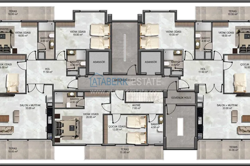 Buy cheap Apartments from a developer in Alanya, Mahmutlar district - a convenient payment plan for up to 5 years 6 