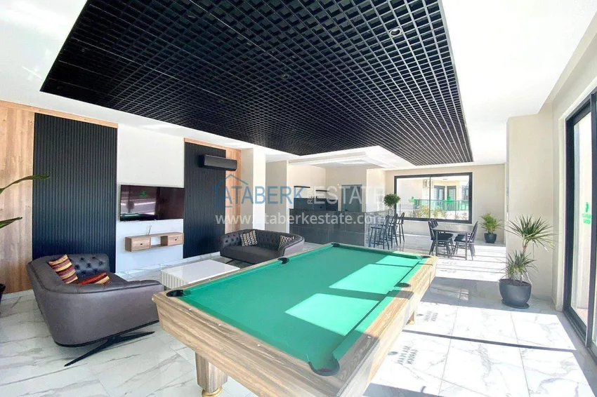 1+1 furnished apartment in Alanya, Oba district   12 