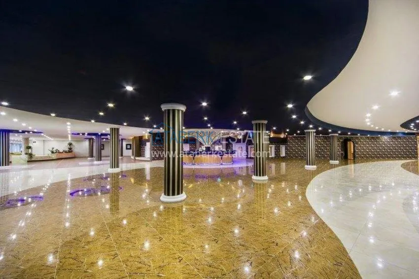 Apartment 1+1 in Alanya with sea view — furniture, prestigious complex, Oba district 14 