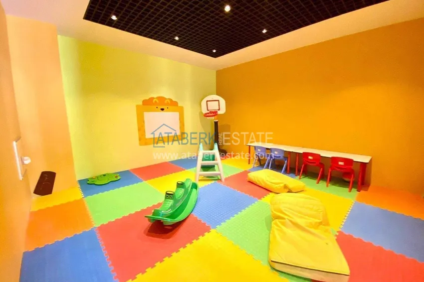 1+1 furnished apartment in Alanya, Oba district   14 