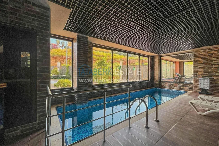 1+1 furnished apartment in Alanya, Oba district   18 