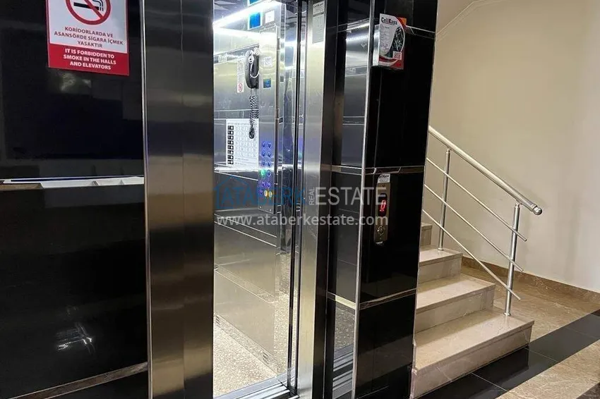 Apartment 1+1 in Alanya with sea view — furniture, prestigious complex, Oba district 24 