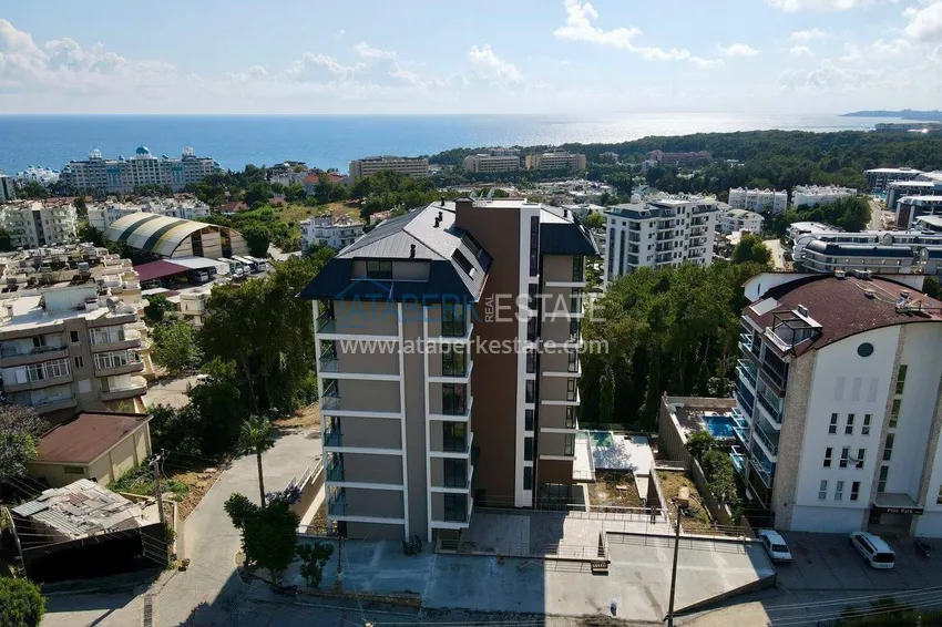 1+1 apartment with sea view in Alanya, Avsallar district  3 