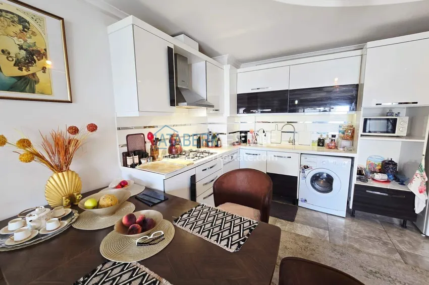 Purchase  Apartment 1+1 in Alanya with sea view — furniture, prestigious complex, Oba district 5 