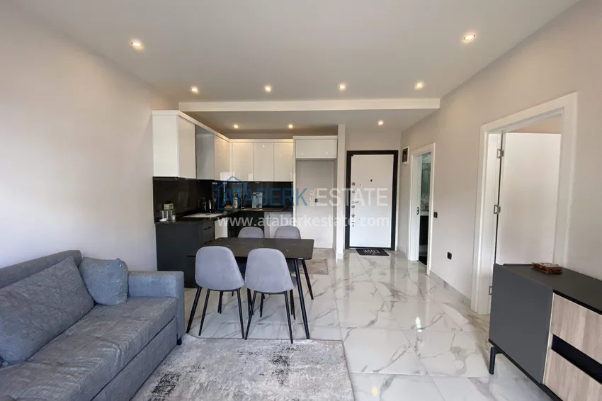 Purchase  1+1 furnished apartment in Alanya, Oba district   5 