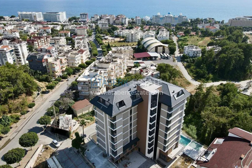 1+1 apartment with sea view in Alanya, Avsallar district  5 