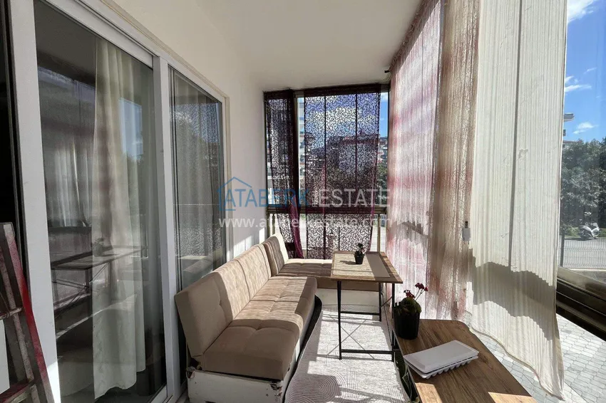 Purchase  2+1 apartment in Alanya for residence permit and citizenship - furniture, glazed balcony, Oba district 6 