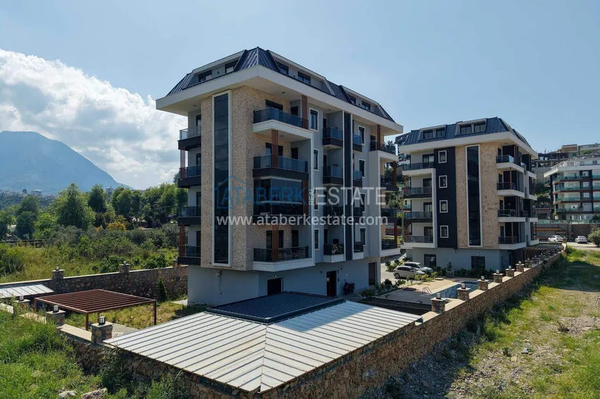Citizenship apartment in Alanya - 2+1 with a separate kitchen in the Kestel area  6 