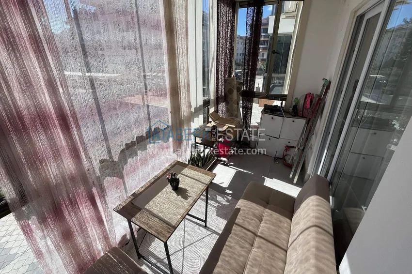 Purchase  2+1 apartment in Alanya for residence permit and citizenship - furniture, glazed balcony, Oba district 7 