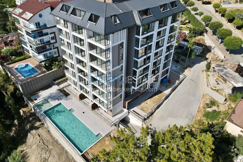 1+1 apartment with sea view in Alanya, Avsallar district  7 