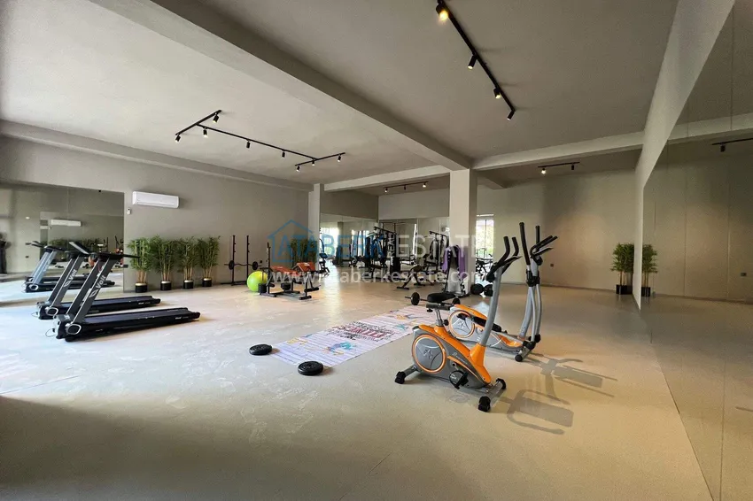 1+1 apartment with sea view in Alanya, Avsallar district  9 