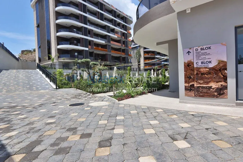A new stylish investment project at the excavation stage in Oba, Alanya 16