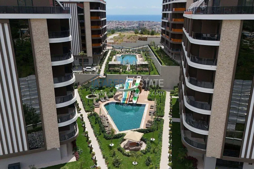A new stylish investment project at the excavation stage in Oba, Alanya 10