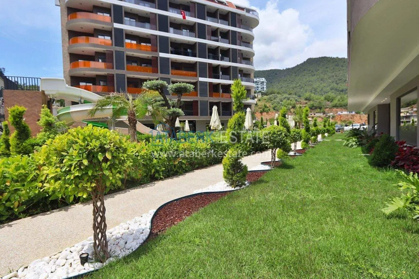 A new stylish investment project at the excavation stage in Oba, Alanya 28