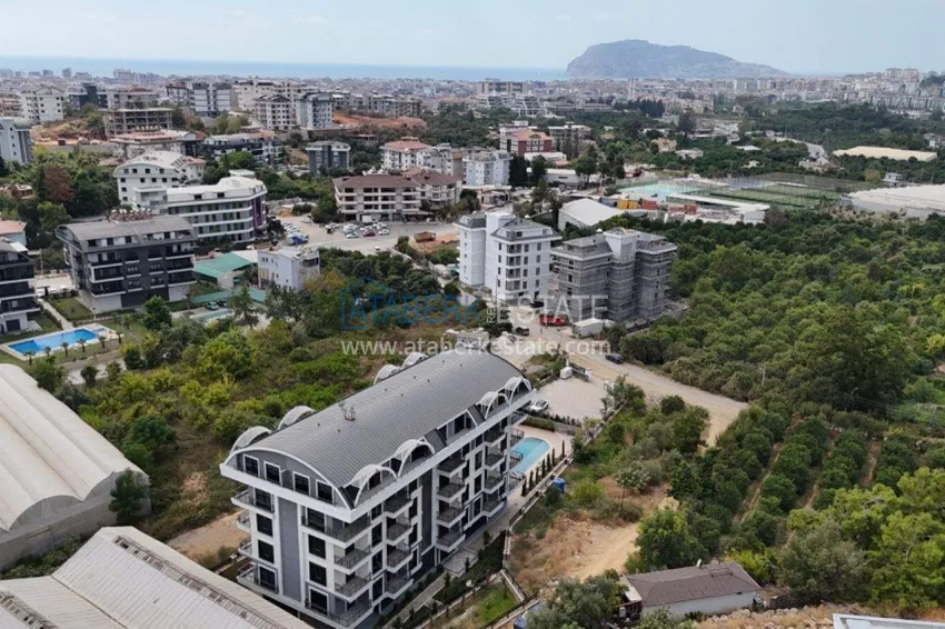 Property from a developer in Alanya - a modern boutique complex in Oba 4 