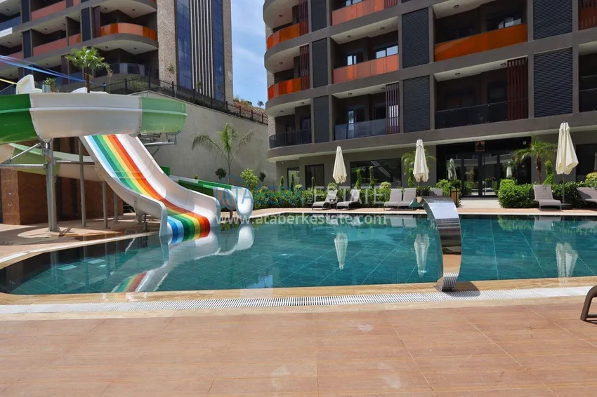 A new stylish investment project at the excavation stage in Oba, Alanya 21