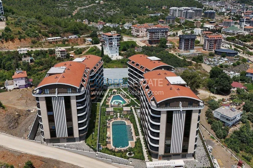 A new stylish investment project at the excavation stage in Oba, Alanya 6