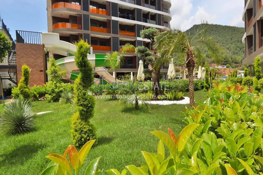 A new stylish investment project at the excavation stage in Oba, Alanya 24