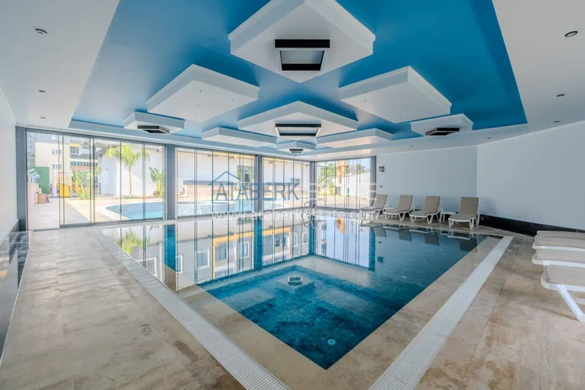 Hot Price Apartment in Alanya — Sea and Mountain View, Premium Complex, Mahmutlar District  13 