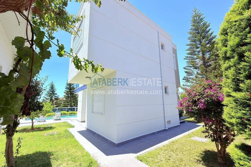 4+1 two-story private villa in Alanya — furniture, swimming pool, sea view, Kargicak district 16 