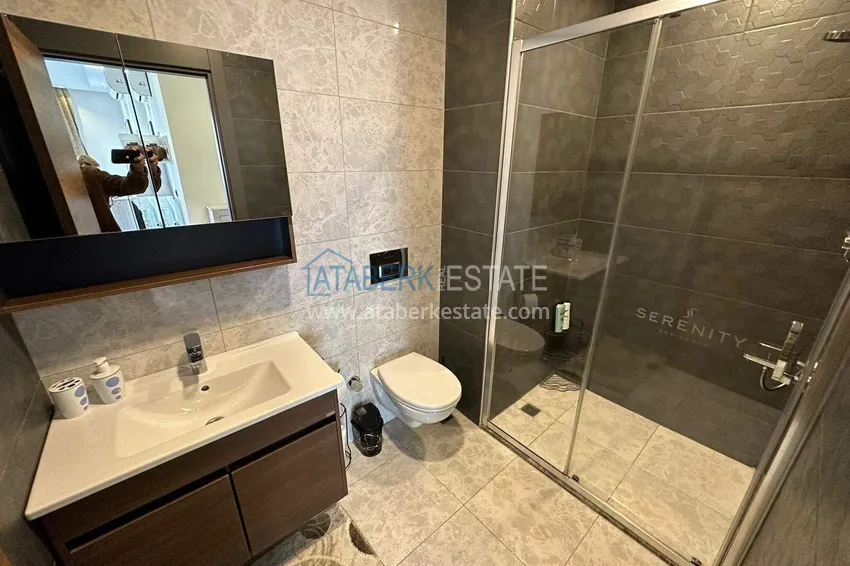 Purchase  1+1 apartment in Alanya, Mahmutlar district — furniture, mountain view 17 