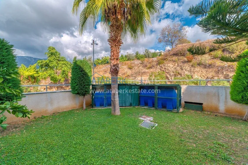 4+1 two-story private villa in Alanya — furniture, swimming pool, sea view, Kargicak district 20 