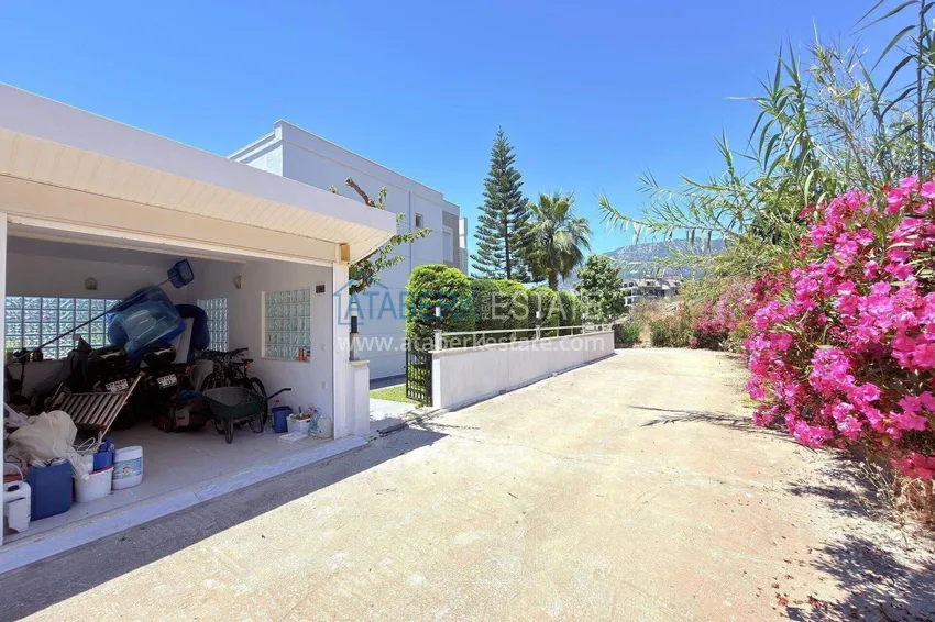 4+1 two-story private villa in Alanya — furniture, swimming pool, sea view, Kargicak district 22 